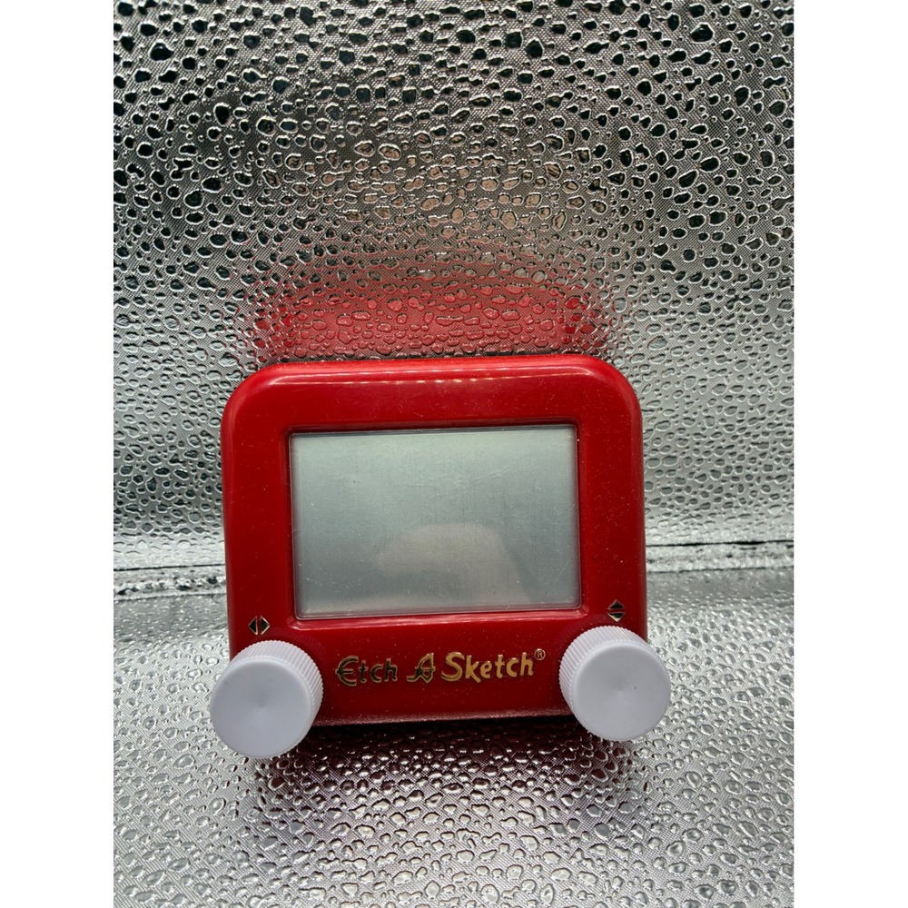 Etch A Sketch Pocket Size Red Classic Drawing Toy Spin Master 40616BSV-12